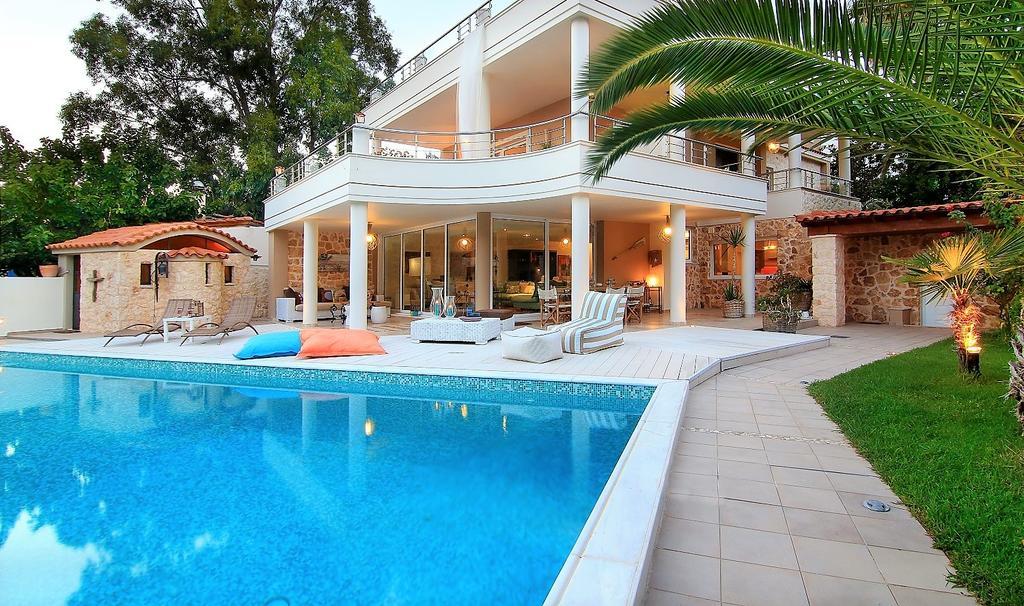 Luxury Villa Sea Melody Palaiá Fókaia Exteriér fotografie
